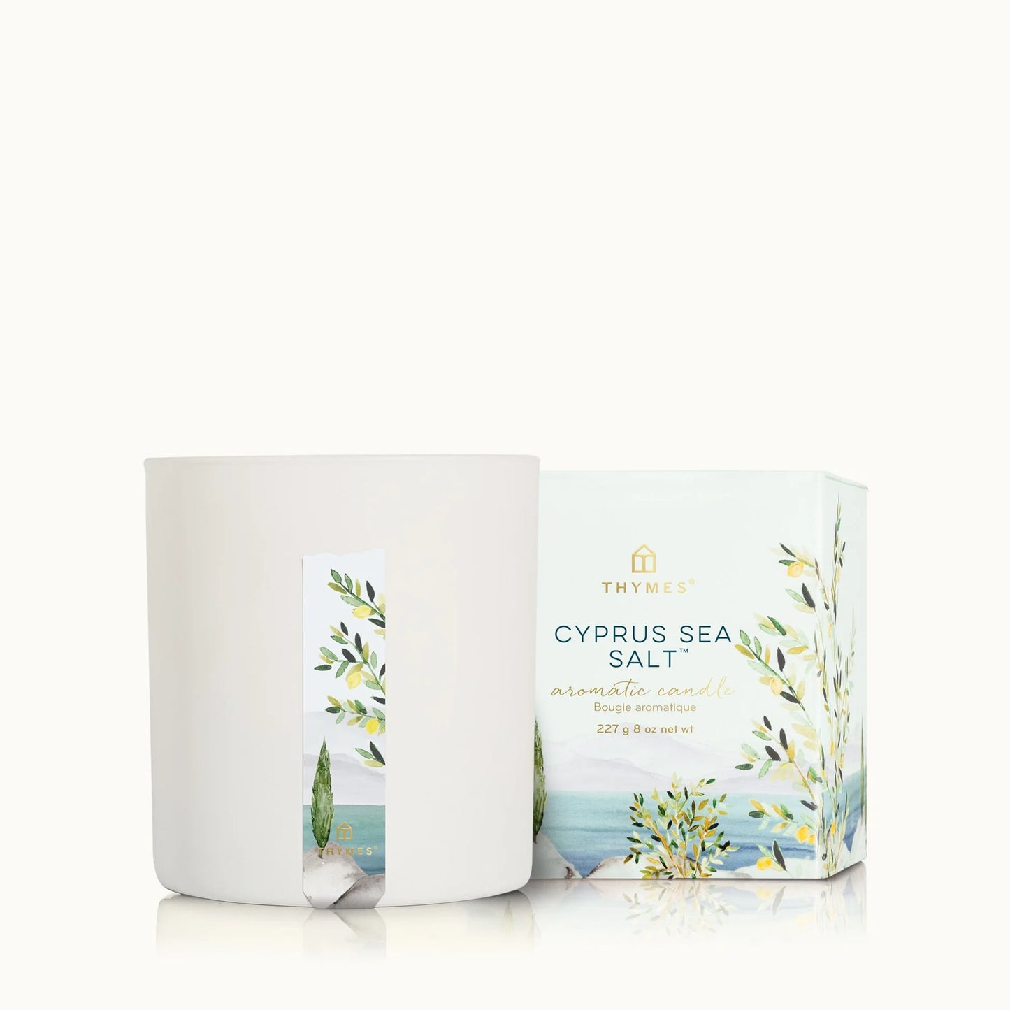Thymes Cypress Sea Salt Poured Candle