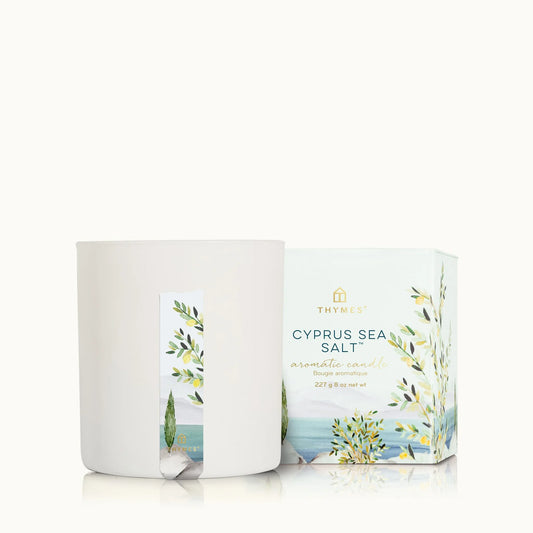 Thymes Cypress Sea Salt Poured Candle