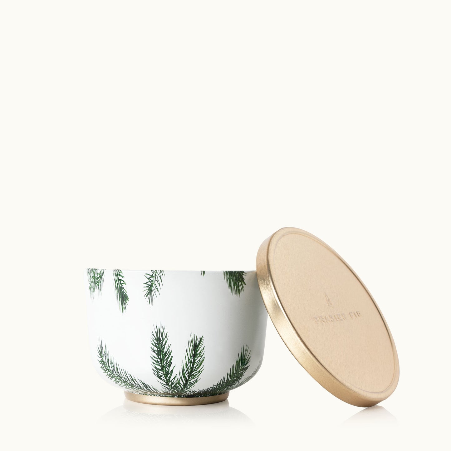 Thymes Frasier Fir Gold Lid Candle