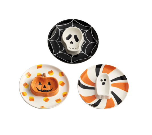 Mudpie Halloween Round Dish