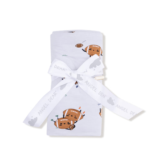 Angel Dear Footballs Playing Football Swaddle Blanket