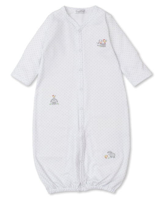 Kissy Kissy Convertible Gown Farmyard Frolic Dot Sm