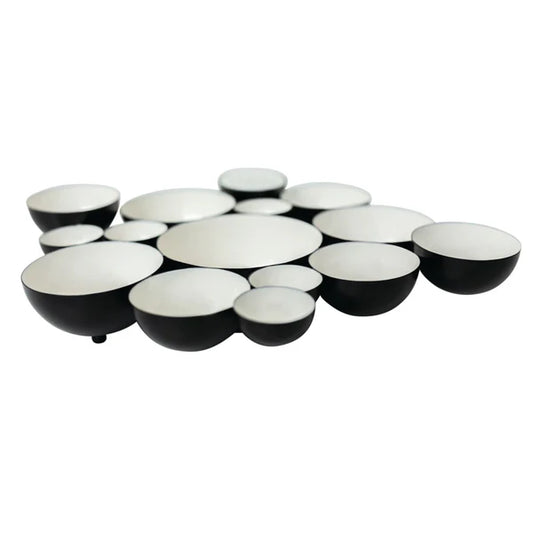 Nora Fleming Bubble Bowl Matte Black PHR04